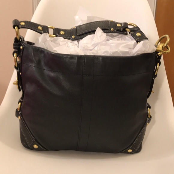 Coach Handbags - NWOT COACH CARLEY BLACK CALFSKIN LEATHER
HAND BAG
